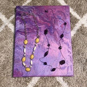 Faux Stone Costume Jewelry‎ Necklace Duo Bundle